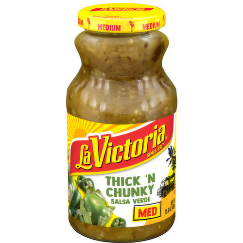 La Victoria Salsa Verde Thick N Chunky Medium